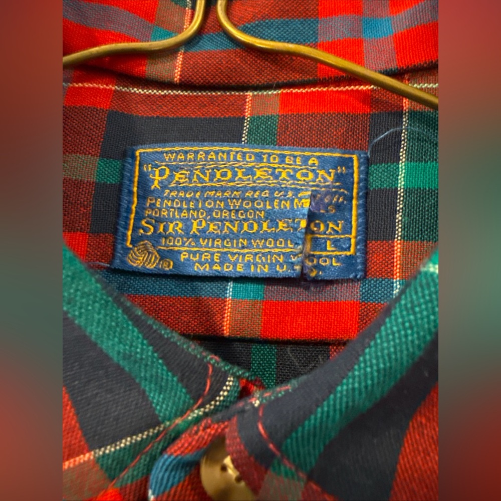 Pendleton Virgin Wool Plaid Button Down - image 5